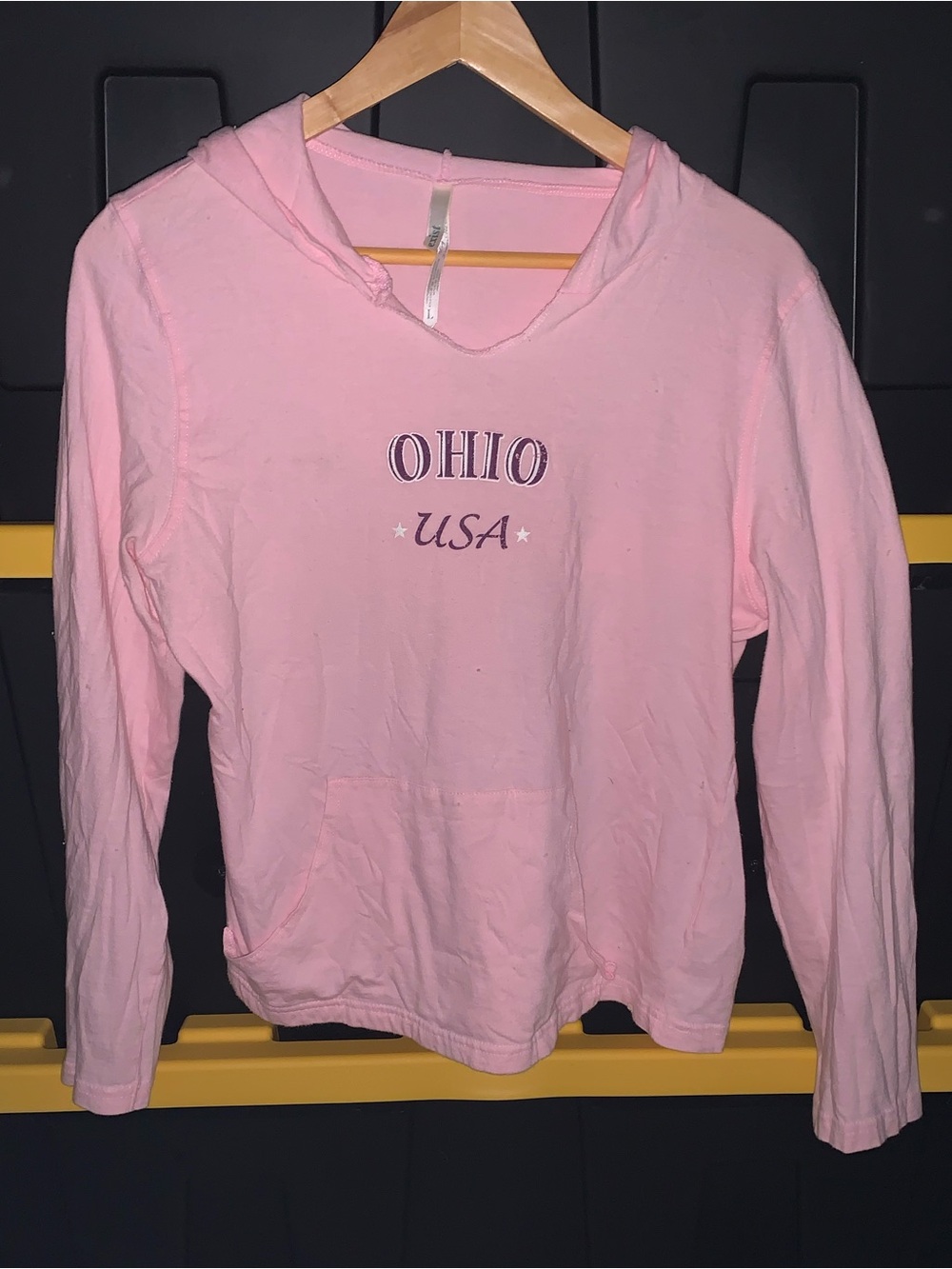 Pink 'Ohio USA' Hoodie Sweatshirt